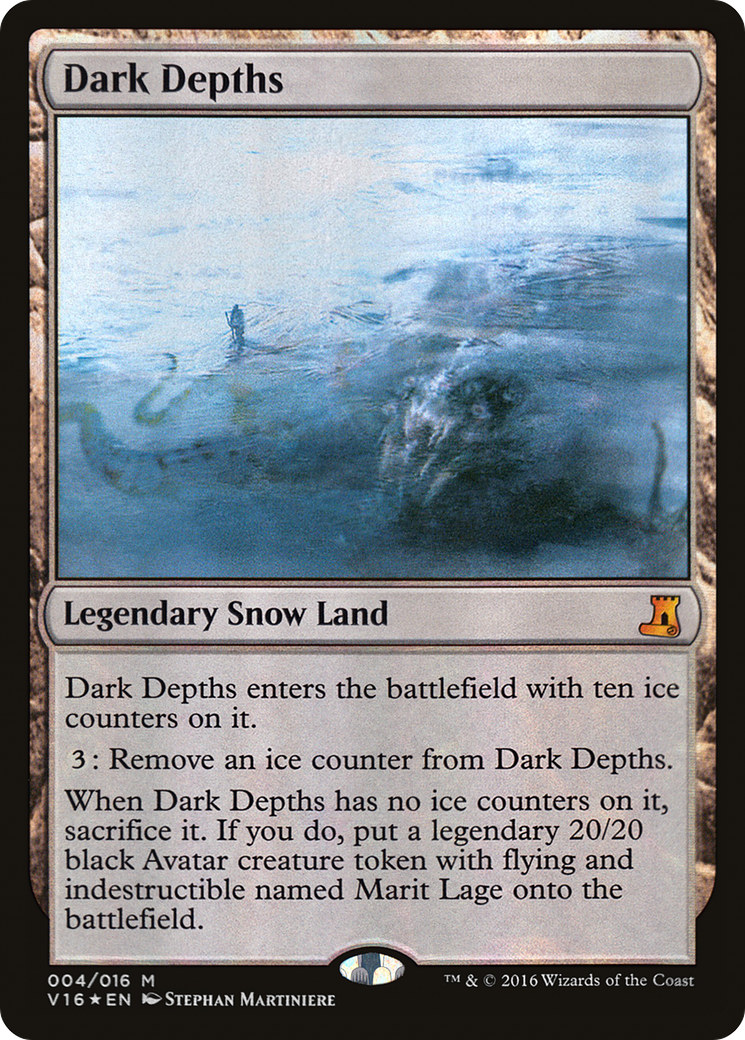 Dark Depths (V16-004) [Misc] From the Vault: Lore Foil MTG Single Wizards of the Coast