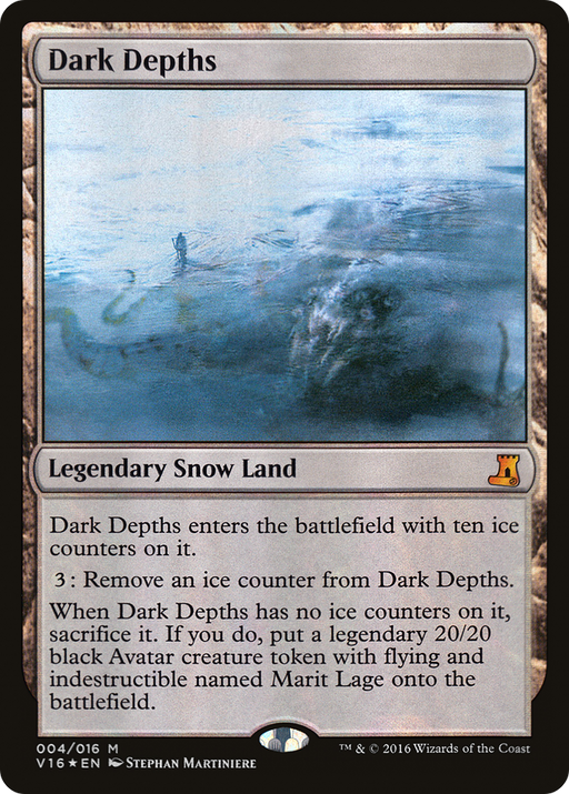 Dark Depths (V16-004) [Misc] From the Vault: Lore Foil MTG Single Wizards of the Coast