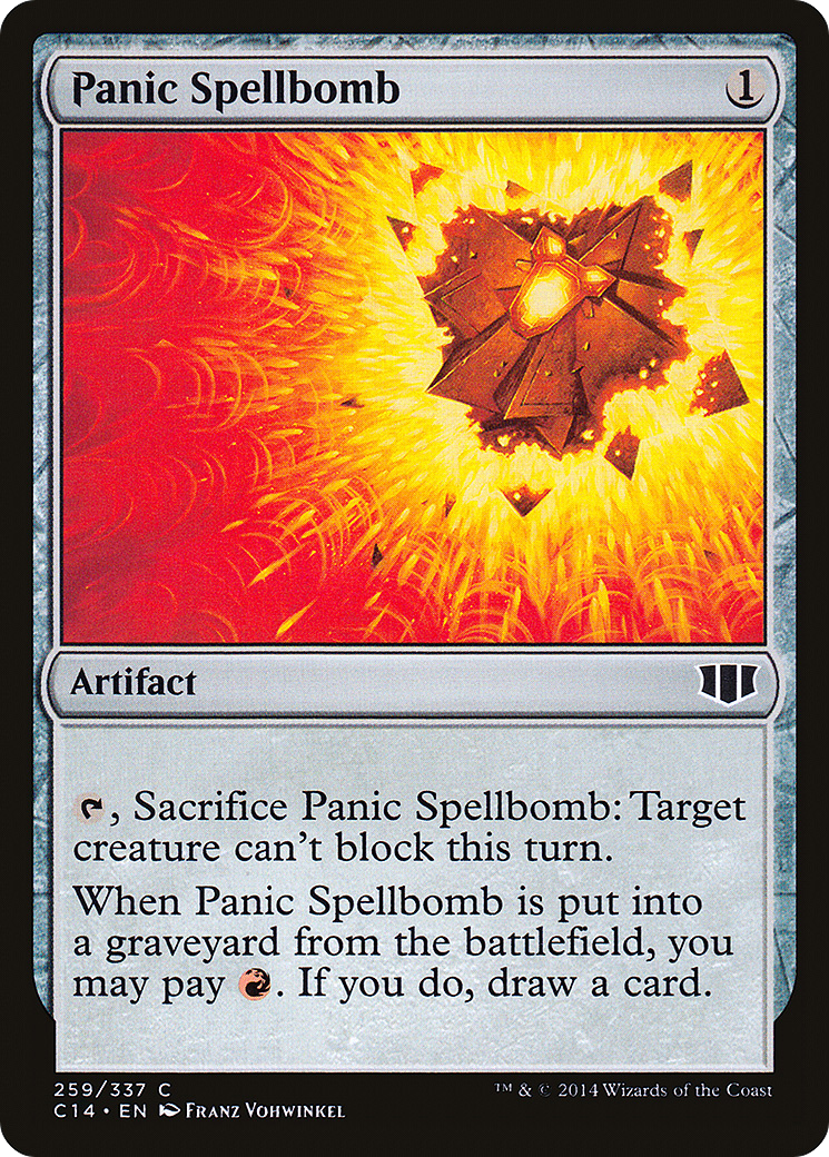 Panic Spellbomb (C14-259) [Commander 2014] MTG Single Wizards of the Coast
