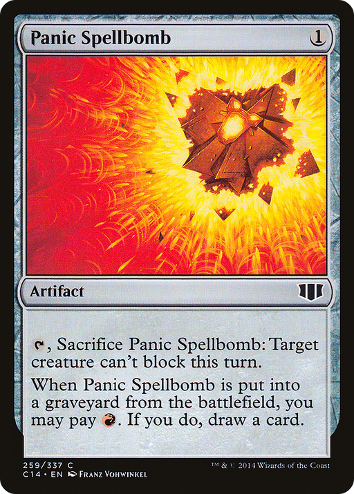 Panic Spellbomb (C14-259) [Commander 2014] MTG Single Wizards of the Coast
