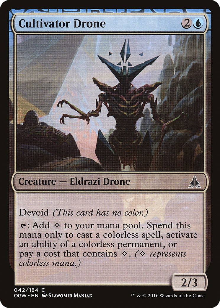 Cultivator Drone (OGW-042) [Oath of the Gatewatch] Foil MTG Single Wizards of the Coast