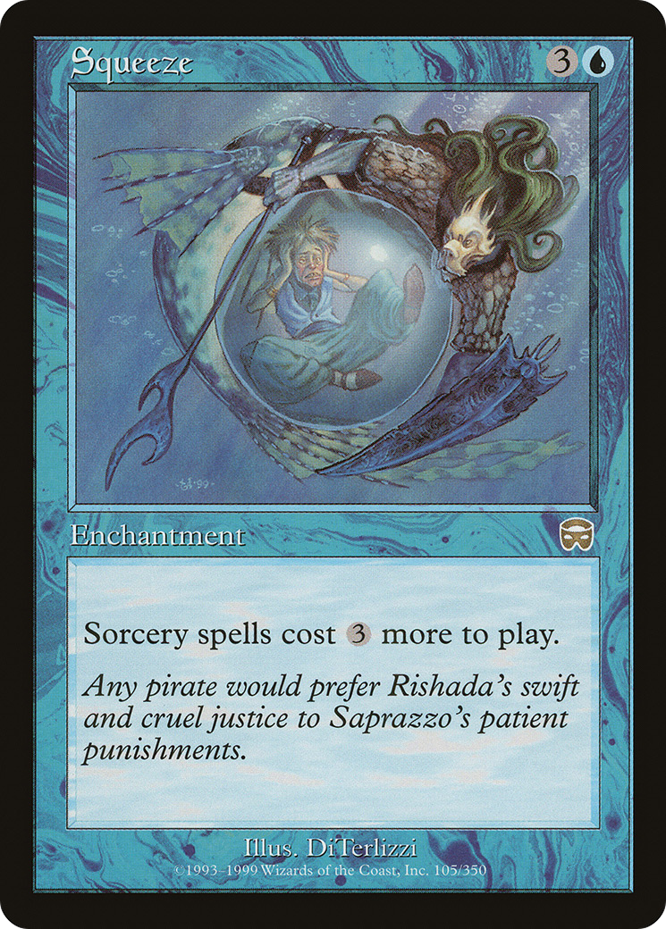 Squeeze (MMQ-105) [Mercadian Masques] Foil MTG Single Wizards of the Coast