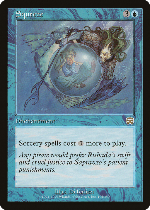 Squeeze (MMQ-105) [Mercadian Masques] MTG Single Wizards of the Coast