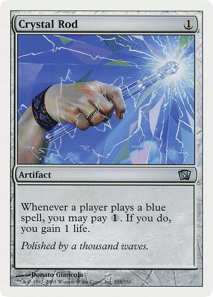 Crystal Rod (8ED-295) [8th Edition] MTG Single Wizards of the Coast