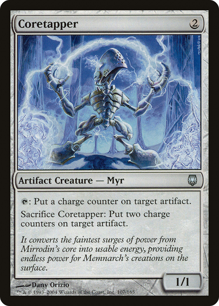 Coretapper (DST-107) [Darksteel] Foil MTG Single Wizards of the Coast