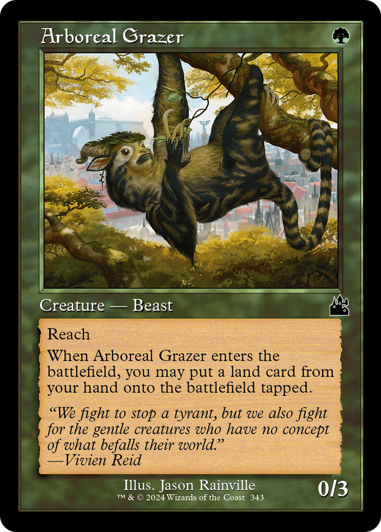 Arboreal Grazer (RVR-343) [Ravnica Remastered] Foil MTG Single Wizards of the Coast