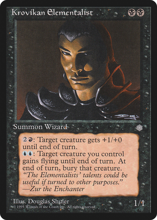 Krovikan Elementalist (ICE-139) [Ice Age] MTG Single Wizards of the Coast