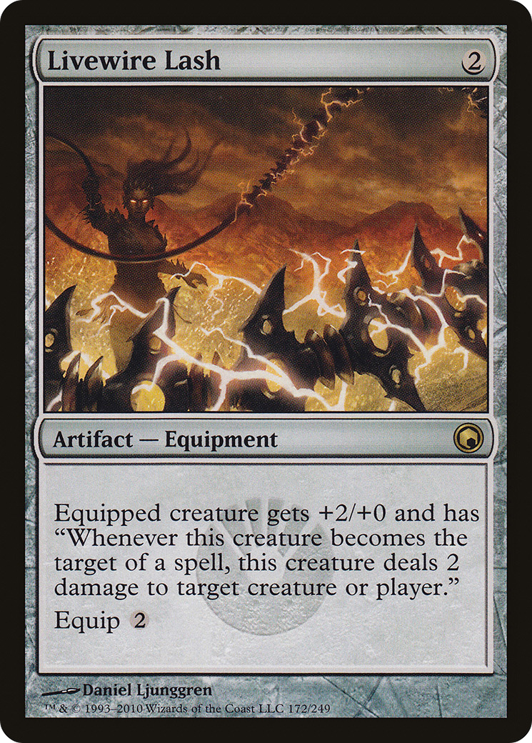 Livewire Lash (SOM-172) [Scars of Mirrodin] Foil MTG Single Wizards of the Coast