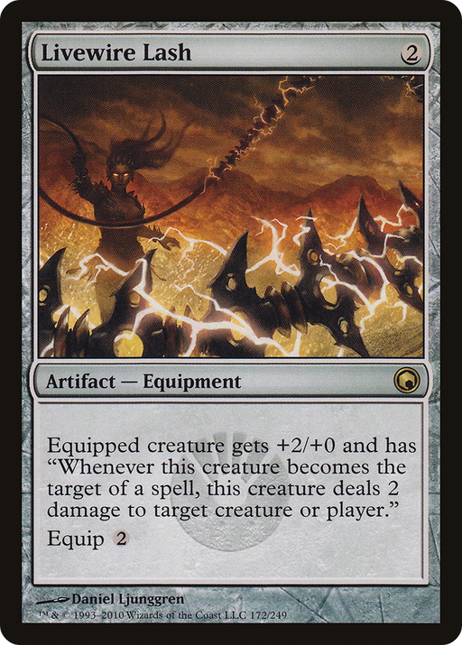 Livewire Lash (SOM-172) [Scars of Mirrodin] MTG Single Wizards of the Coast