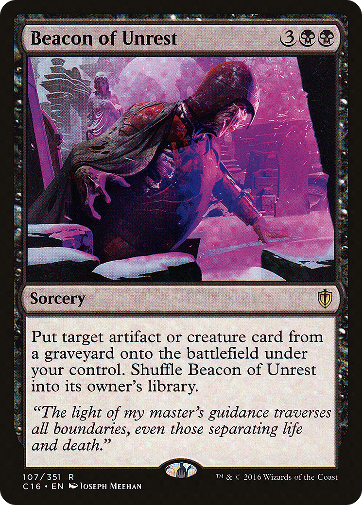 Beacon of Unrest (C16-107) [Commander 2016] MTG Single Wizards of the Coast