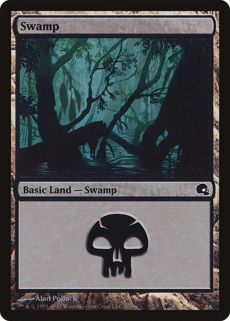 Swamp (GRV-030) [Misc] Premium Deck Series: Graveborn Foil MTG Single Wizards of the Coast