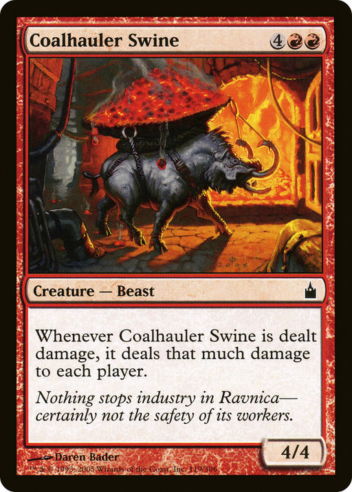 Coalhauler Swine (RAV-119) [Ravnica: City of Guilds] MTG Single Wizards of the Coast