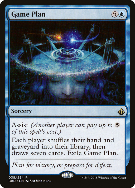 Game Plan (BBD-035) [Battlebond] Foil MTG Single Wizards of the Coast