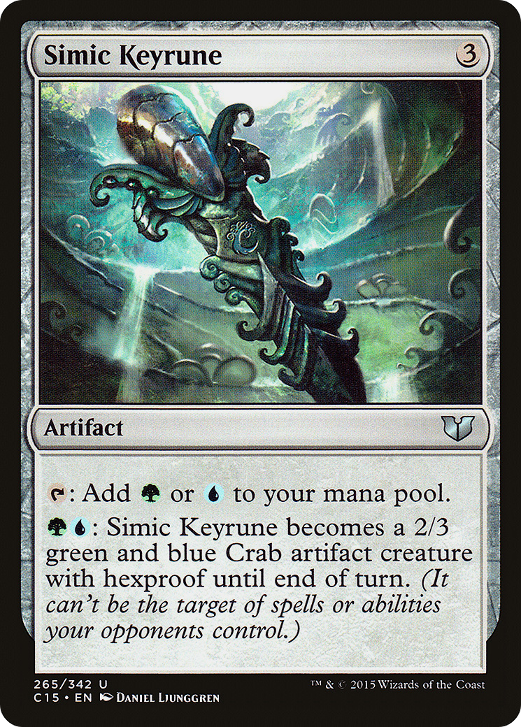 Simic Keyrune (C15-265) [Commander 2015] MTG Single Wizards of the Coast