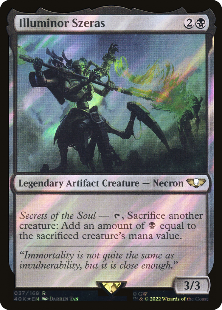 Illuminor Szeras (40K-37★) [Warhammer 40,000 Commander] Foil MTG Single Wizards of the Coast