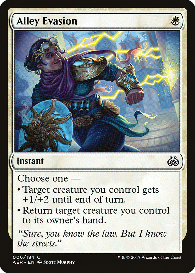 Alley Evasion (AER-006) [Aether Revolt] MTG Single Wizards of the Coast