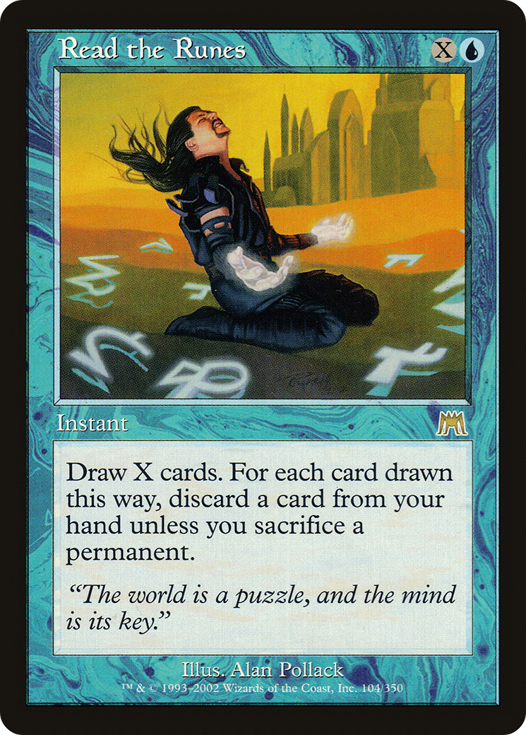 Read the Runes (ONS-104) [Onslaught] Foil MTG Single Wizards of the Coast