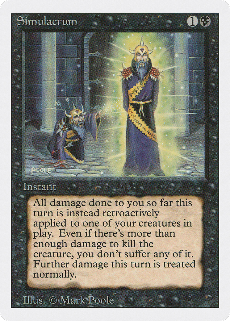 Simulacrum (3ED-130) [Revised Edition] MTG Single Wizards of the Coast