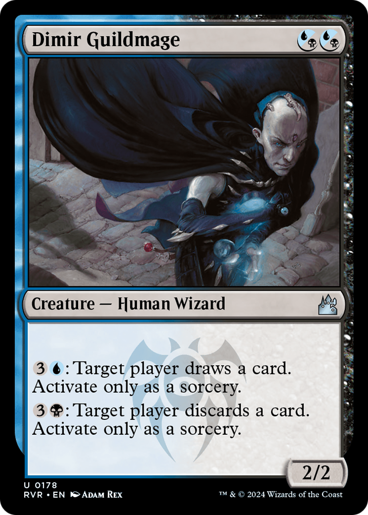 Dimir Guildmage (RVR-178) [Ravnica Remastered] MTG Single Wizards of the Coast