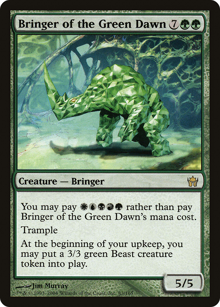Bringer of the Green Dawn (5DN-083) [Fifth Dawn] Foil MTG Single Wizards of the Coast