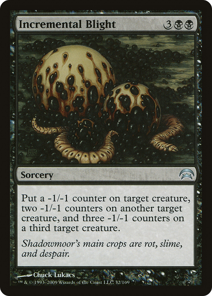 Incremental Blight (HOP-032) [Misc] Planechase MTG Single Wizards of the Coast