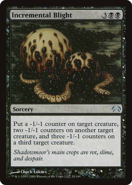 Incremental Blight (HOP-032) [Misc] Planechase MTG Single Wizards of the Coast
