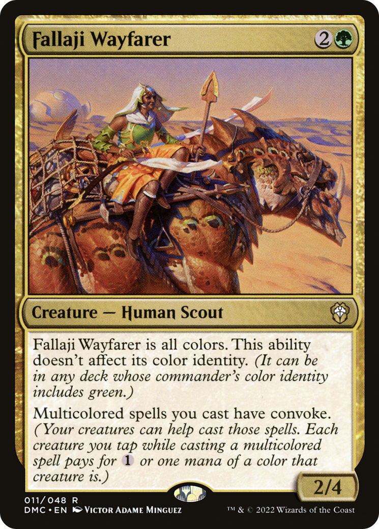 Fallaji Wayfarer (DMC-011) [Dominaria United Commander] MTG Single Wizards of the Coast