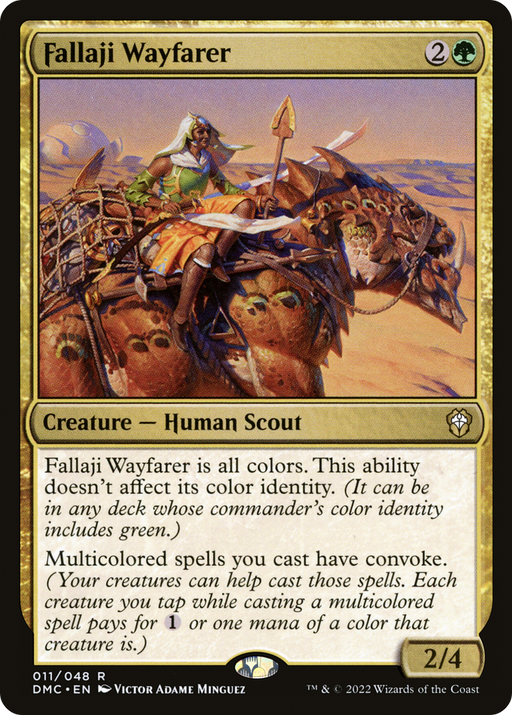 Fallaji Wayfarer (DMC-011) [Dominaria United Commander] MTG Single Wizards of the Coast
