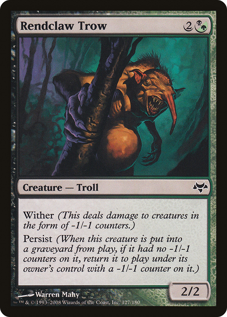 Rendclaw Trow (EVE-127) [Eventide] MTG Single Wizards of the Coast