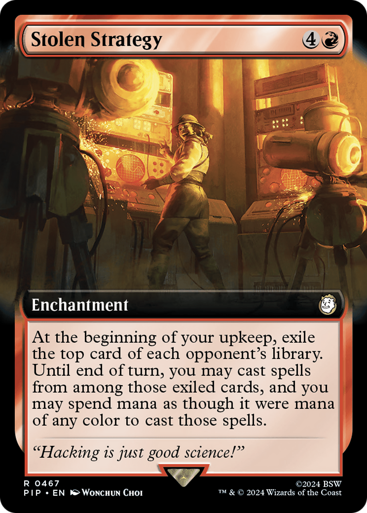 Stolen Strategy (PIP-467) [Fallout] (Extended Art) MTG Single Wizards of the Coast