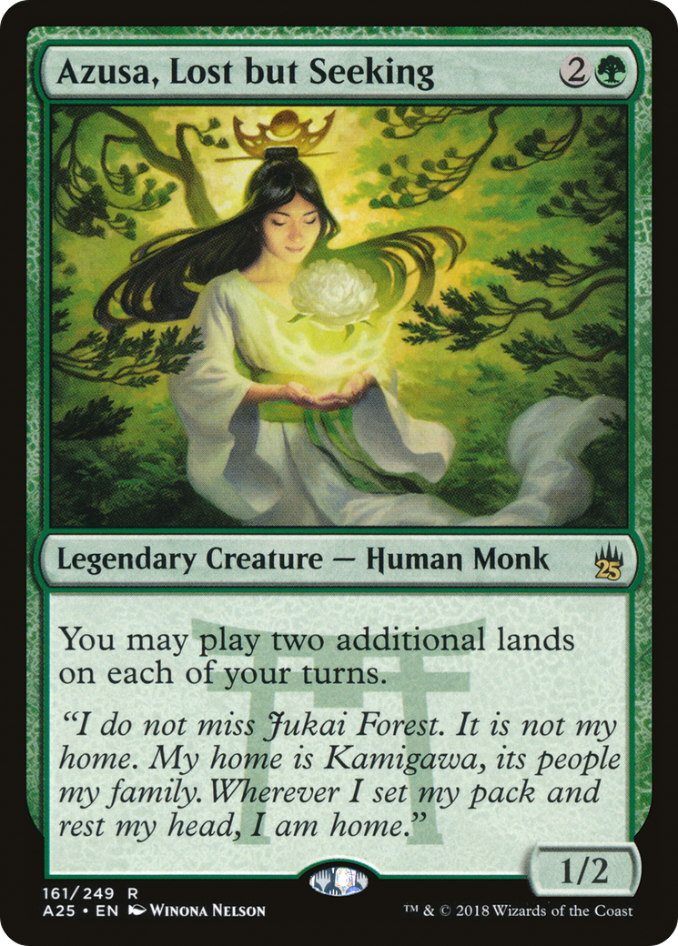 Azusa, Lost but Seeking (A25-161) [Masters 25] MTG Single Wizards of the Coast