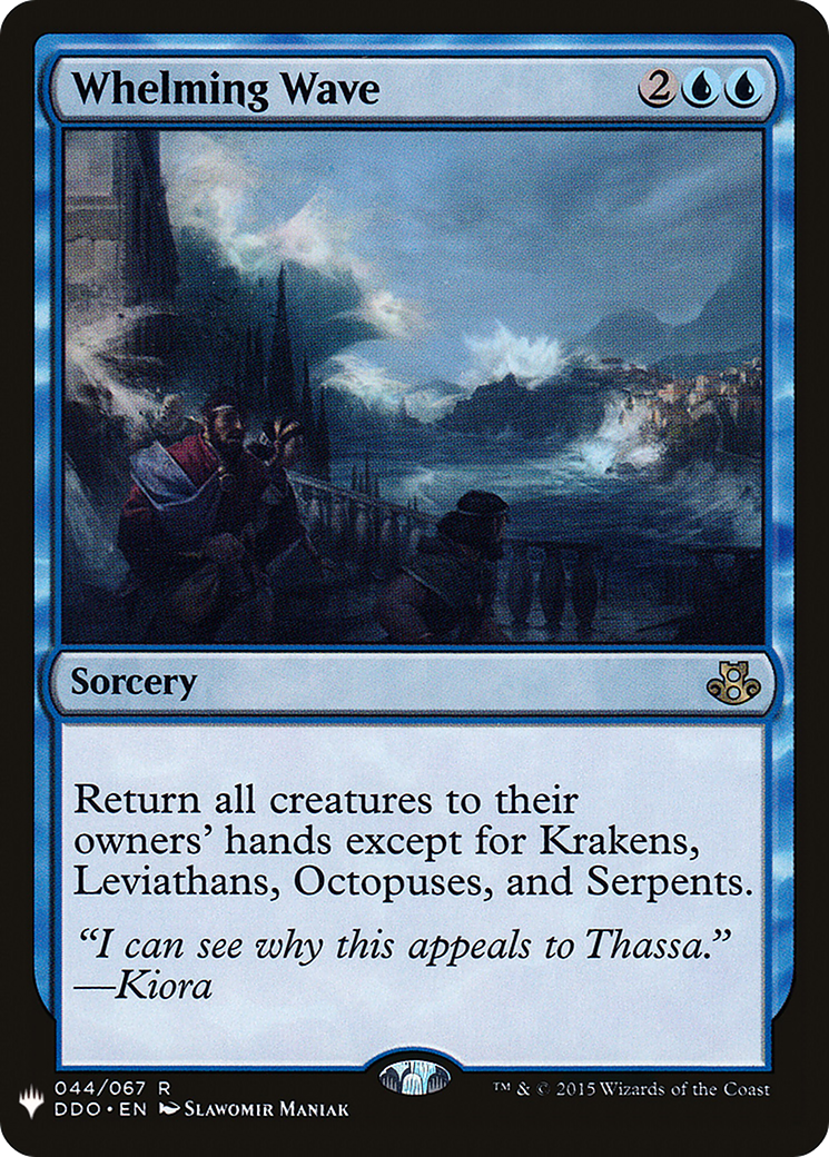 Whelming Wave (LIST-044/067) [Mystery Booster] The List MTG Single Wizards of the Coast