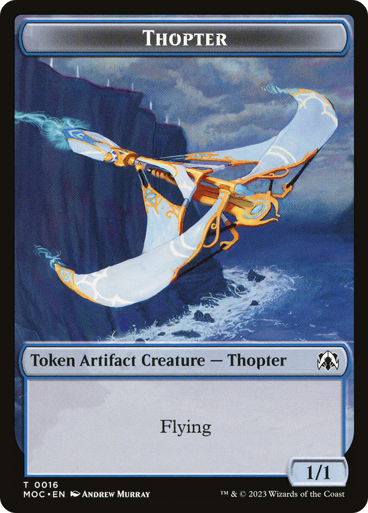 Thopter (TMOC-016) [Tokens] March of the Machine Commander Tokens MTG Single Wizards of the Coast