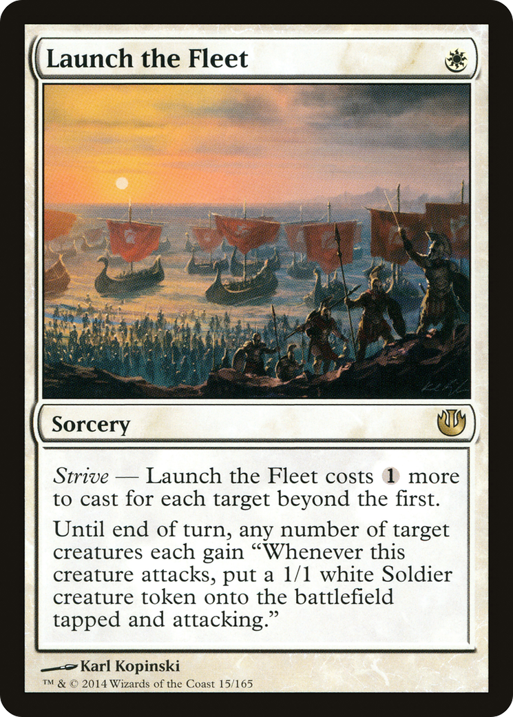 Launch the Fleet (JOU-015) [Journey into Nyx] Foil MTG Single Wizards of the Coast