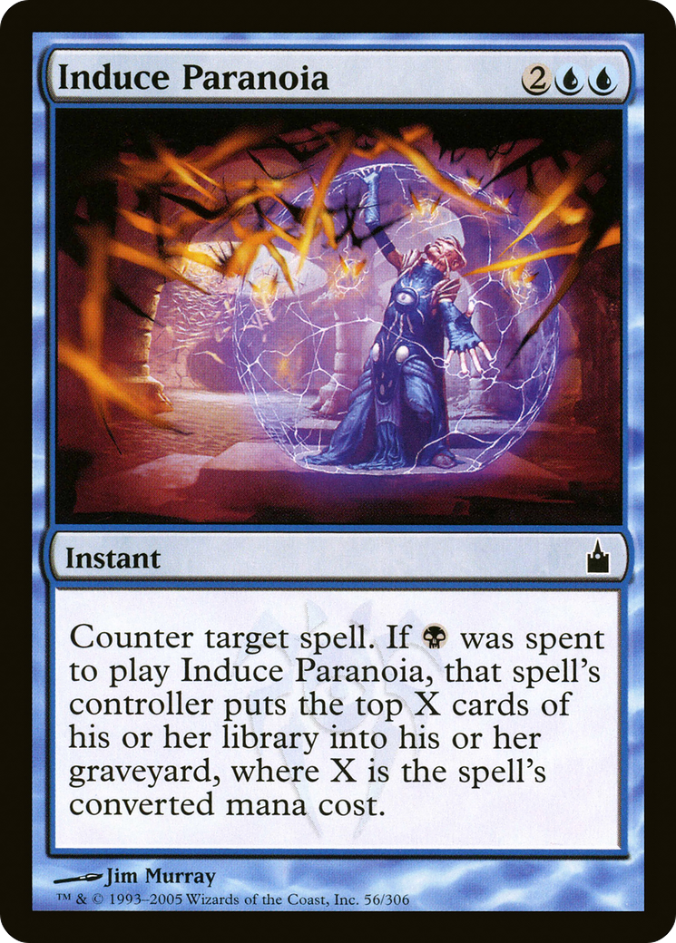 Induce Paranoia (RAV-056) [Ravnica: City of Guilds] Foil MTG Single Wizards of the Coast