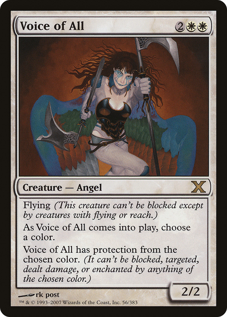 Voice of All (10E-056) [Tenth Edition] MTG Single Wizards of the Coast