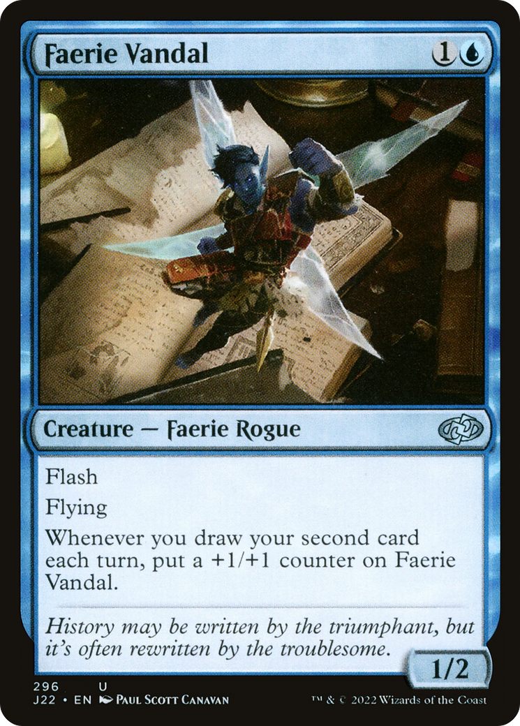 Faerie Vandal (J22-296) [Jumpstart 2022] MTG Single Wizards of the Coast