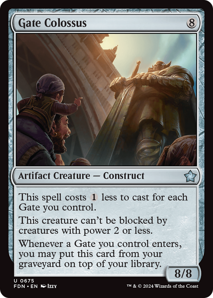 Gate Colossus (FDN-675) [Foundations] MTG Single Wizards of the Coast