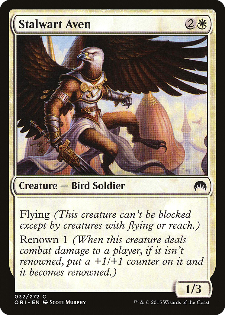 Stalwart Aven (ORI-032) [Magic Origins] MTG Single Wizards of the Coast