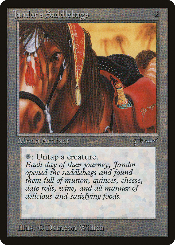 Jandor's Saddlebags (ARN-065) [Oldschool] Arabian Nights MTG Single Wizards of the Coast