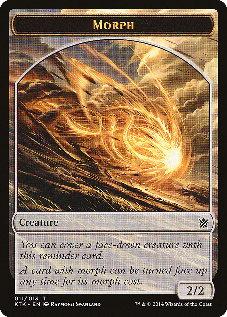 Morph (KTK-011) [Tokens] Khans of Tarkir Tokens MTG Single Wizards of the Coast