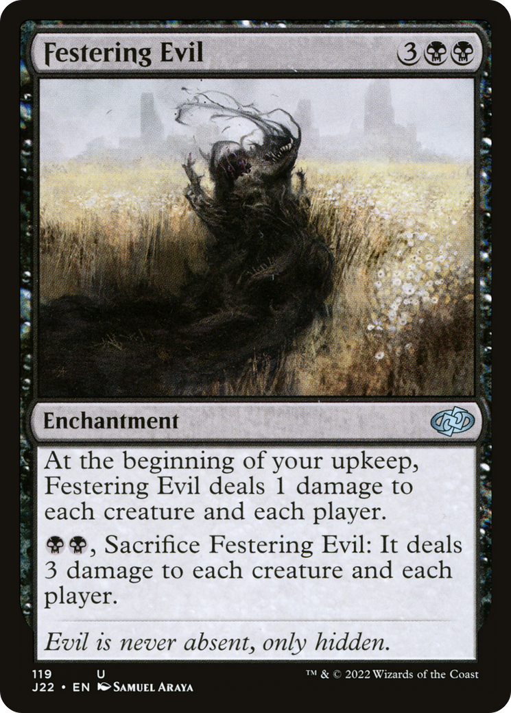 Festering Evil (J22-119) [Jumpstart 2022] MTG Single Wizards of the Coast