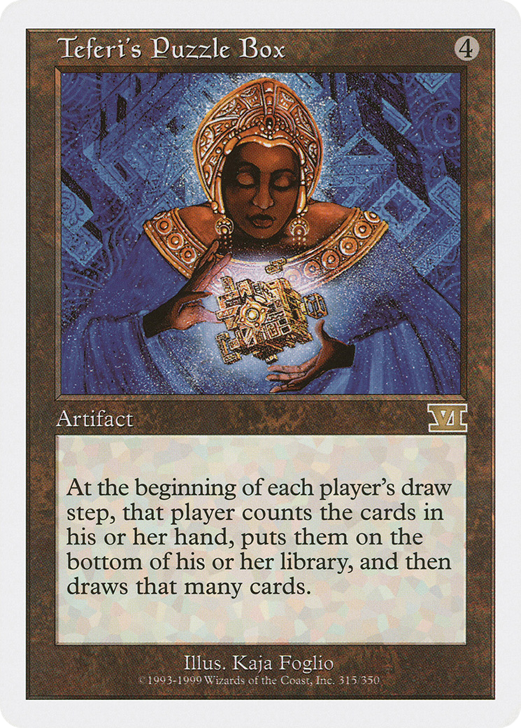 Teferi's Puzzle Box (6ED-315) [Classic Sixth Edition] MTG Single Wizards of the Coast