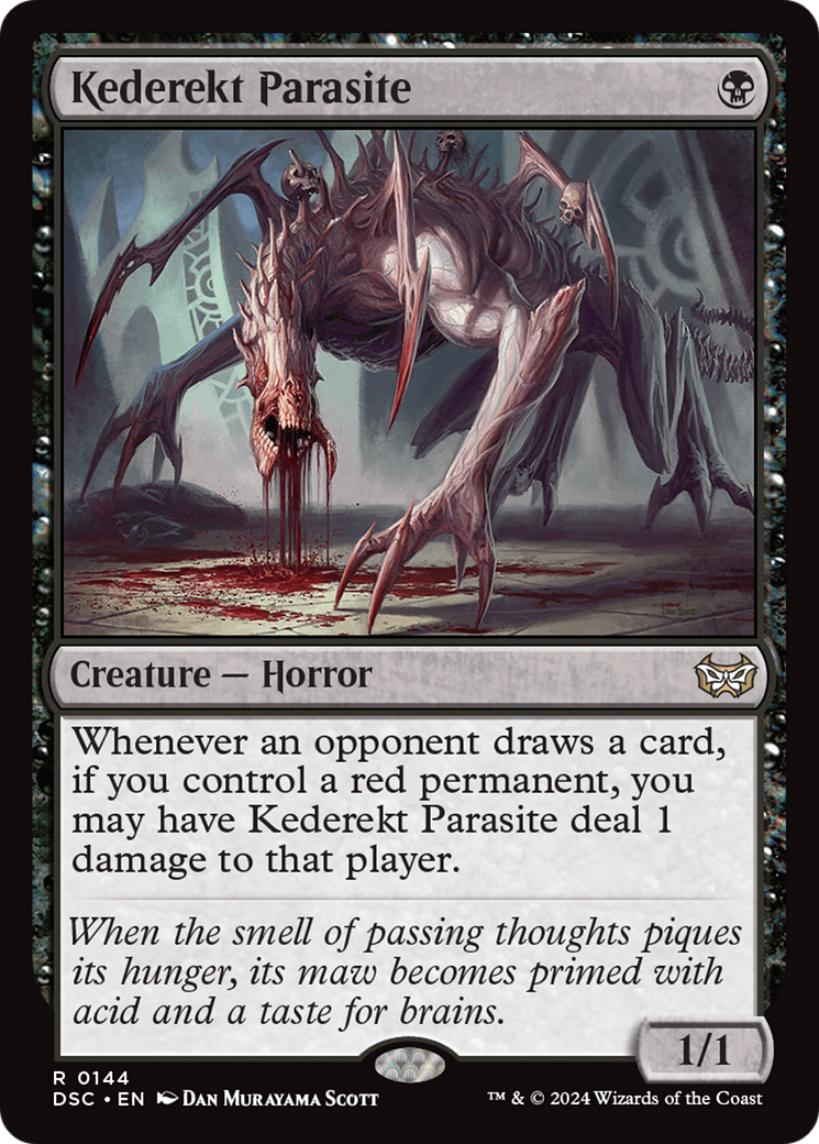 Kederekt Parasite (DSC-144) [Duskmourn: House of Horror Commander] MTG Single Wizards of the Coast