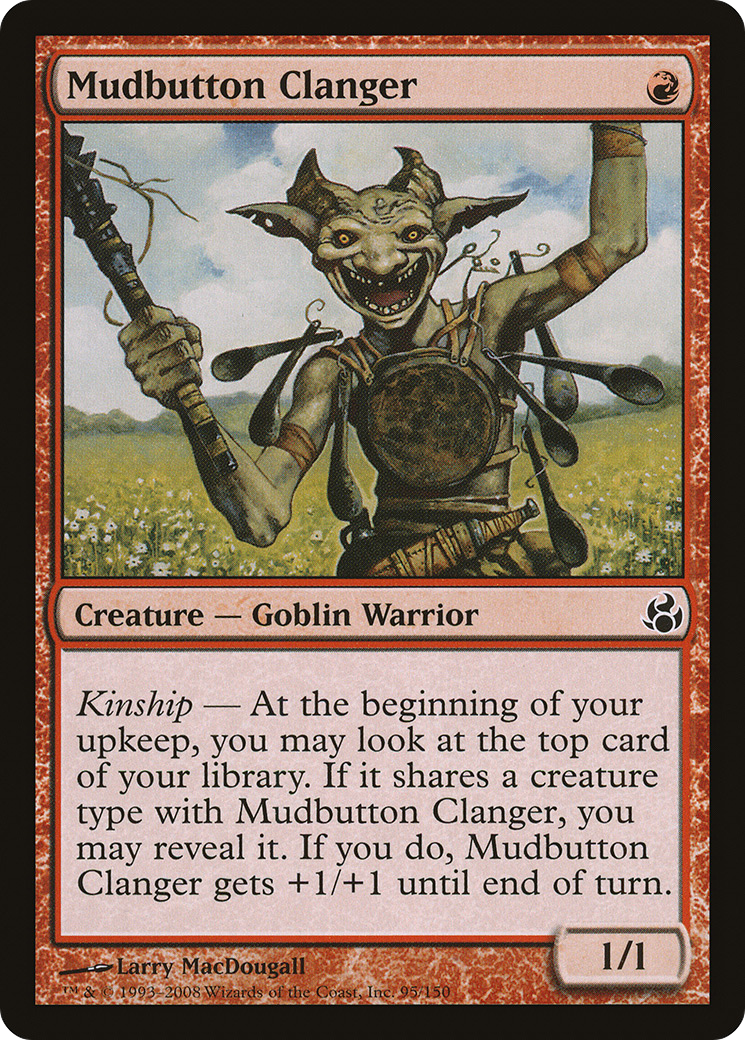 Mudbutton Clanger (MOR-095) [Morningtide] Foil MTG Single Wizards of the Coast