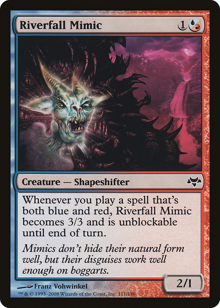 Riverfall Mimic (EVE-111) [Eventide] MTG Single Wizards of the Coast