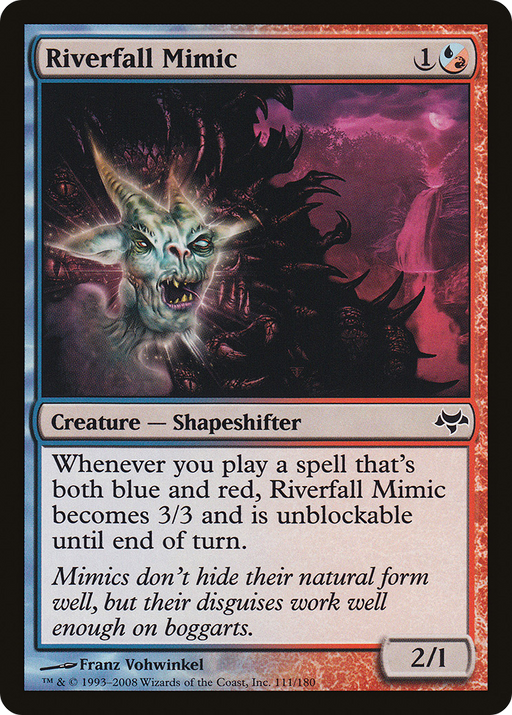 Riverfall Mimic (EVE-111) [Eventide] MTG Single Wizards of the Coast