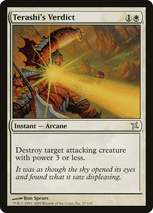 Terashi's Verdict (BOK-027) [Betrayers of Kamigawa] MTG Single Wizards of the Coast