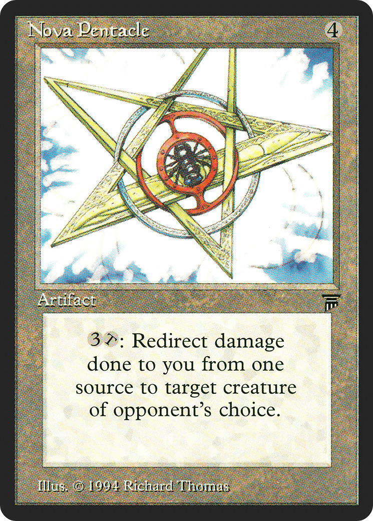 Nova Pentacle (LEG-289) [Oldschool] Legends MTG Single Wizards of the Coast