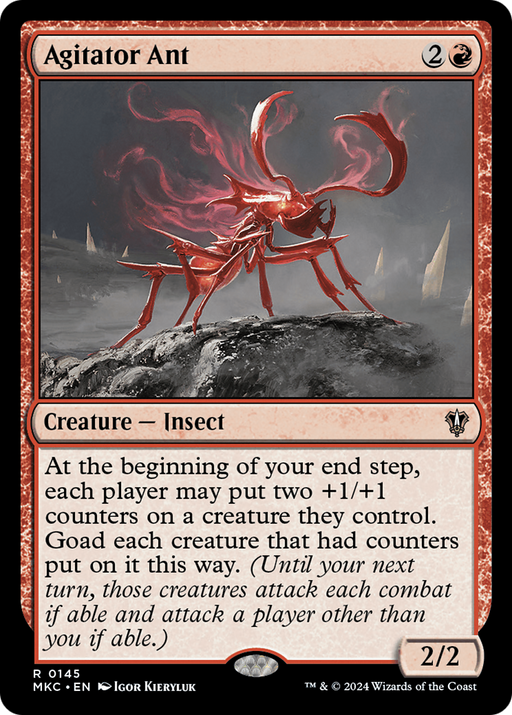 Agitator Ant (MKC-145) [Murders at Karlov Manor Commander] MTG Single Wizards of the Coast